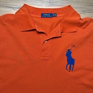 Polo by Ralph Lauren Men’s Classic Fit Orange Polo Shirt